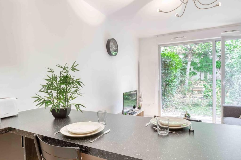 Appartement Moderne, Metro 7, Parking Et Jardin Villejuif Zewnętrze zdjęcie